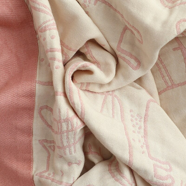 COPERTA JACQUARD DOUBLE FACE GATTI
