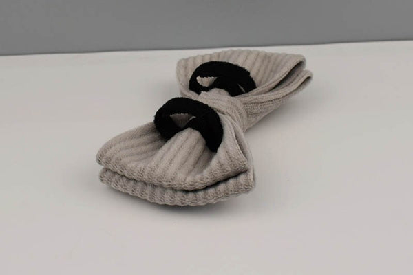PERSONALIZZABILE - SET COLLARE PER CANI IN VELLUTO GRIGIO A COSTE