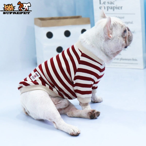 PIGIAMINO PER CANI A RIGHE