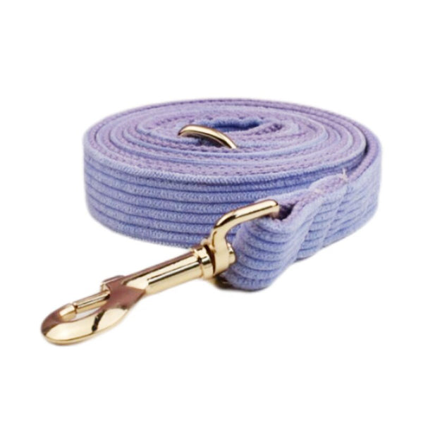 PERSONALIZZABILE - SET PETTORINA PER CANI IN VELLUTO LAVANDA A COSTE