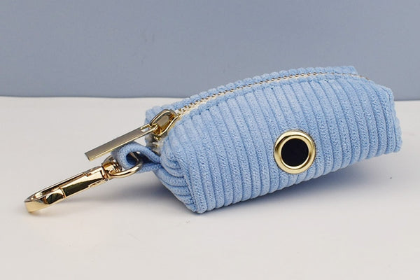 PERSONALIZZABILE - SET PETTORINA PER CANI IN VELLUTO CELESTE A COSTE