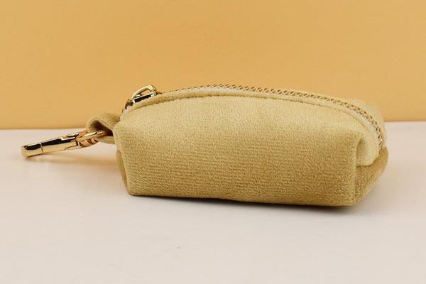 PERSONALIZZABILE - SET PETTORINA PER CANI IN VELLUTO BEIGE