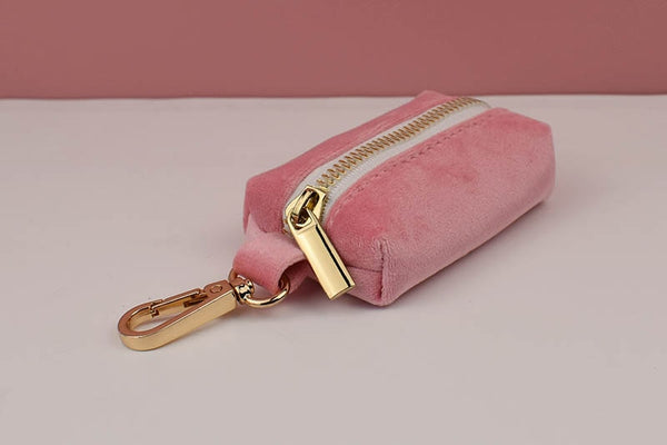 PERSONALIZZABILE - SET PETTORINA PER CANI IN VELLUTO ROSA
