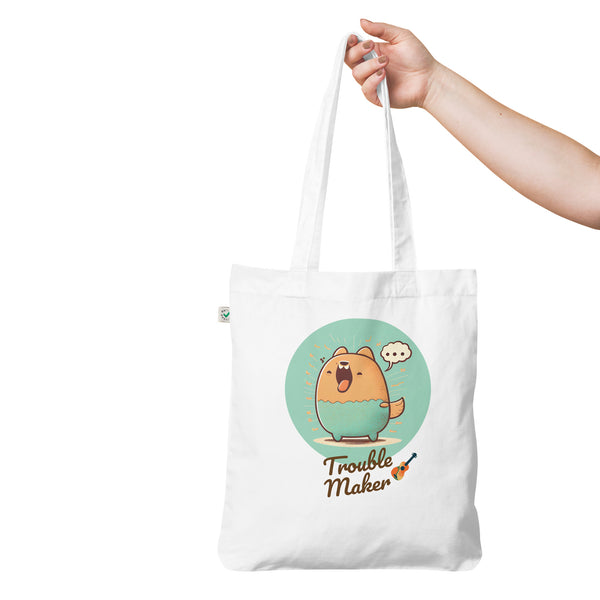 TROUBLE MAKER - Shopping bag in tessuto organico