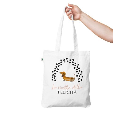 LA RICETTA DELLA FELICITÀ - Shopping bag in tessuto organico