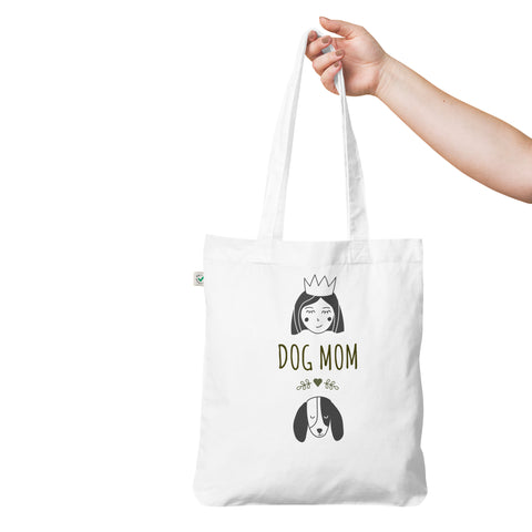 DOG MOM - Shopping bag in organic fabric