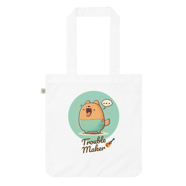 TROUBLE MAKER - Shopping bag in tessuto organico