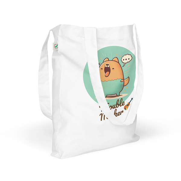 TROUBLE MAKER - Shopping bag in tessuto organico