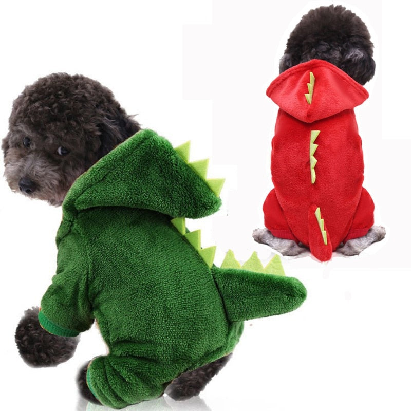 DINOSAUR HALLOWEEN DOG OUTFIT