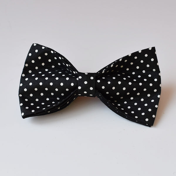 PERSONALIZZABILE - SET COLLARE PER CANI A POIS NERO