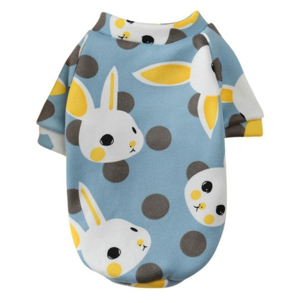VESTITO PER CANI FELPATO ANIMAL SKETCH