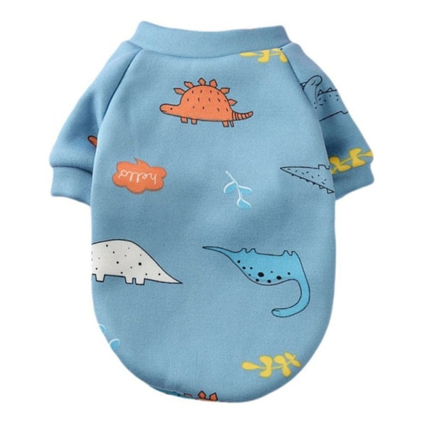 VESTITO PER CANI FELPATO ANIMAL SKETCH