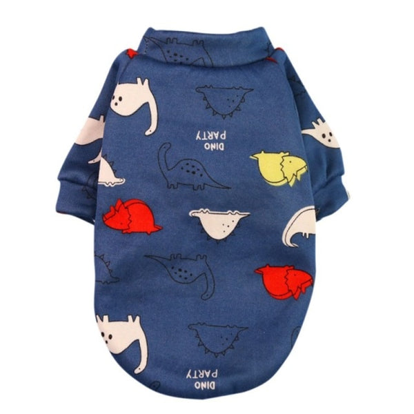 VESTITO PER CANI FELPATO ANIMAL SKETCH