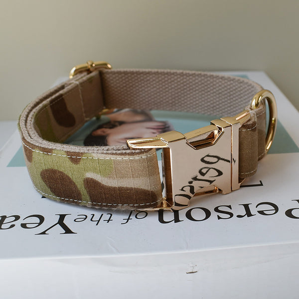 PERSONALIZZABILE - SET COLLARE PER CANI MIMETICO