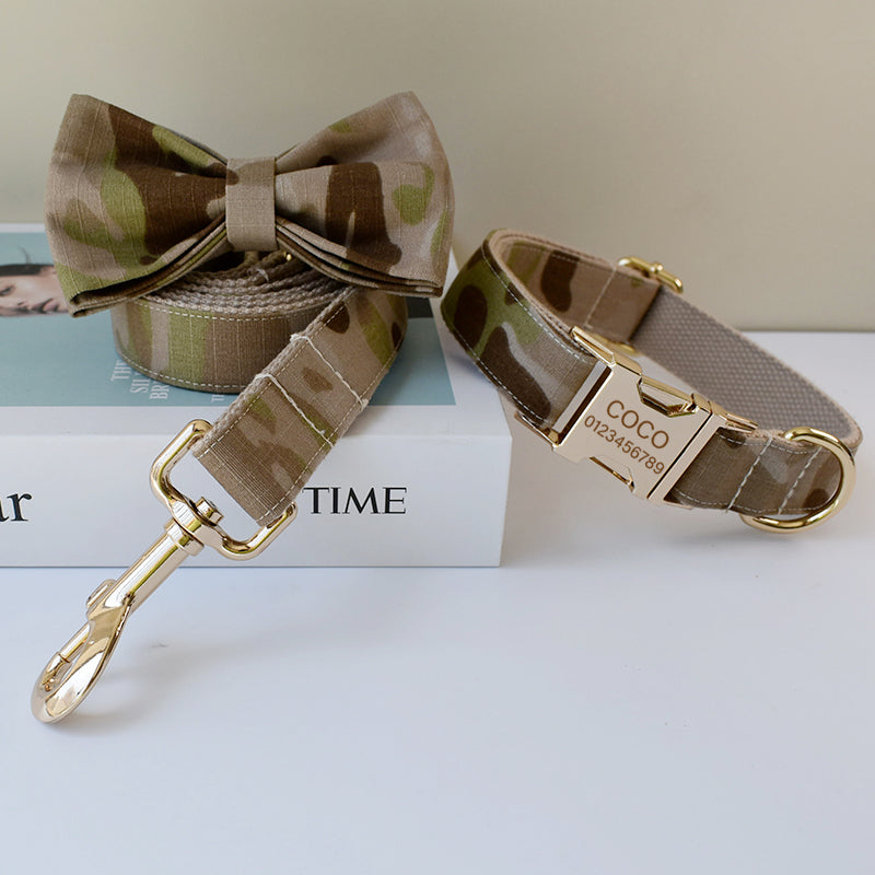 PERSONALIZZABILE - SET COLLARE PER CANI MIMETICO