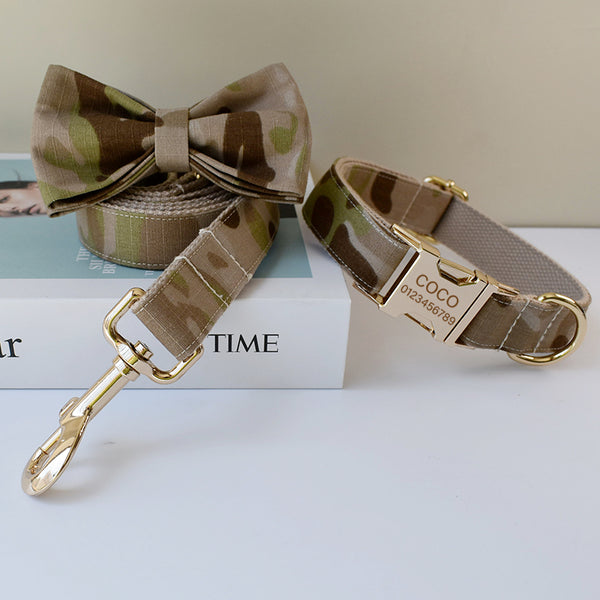 PERSONALIZZABILE - SET COLLARE PER CANI MIMETICO