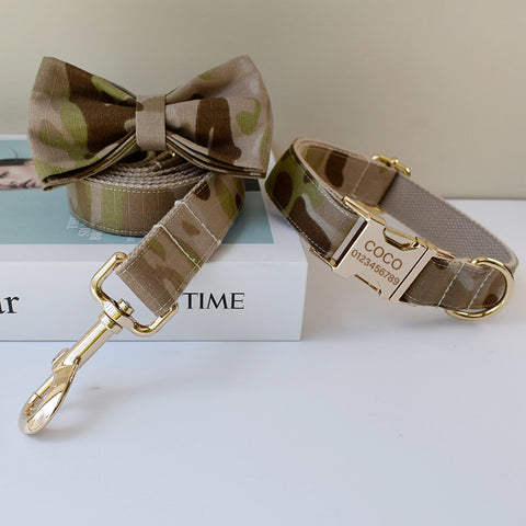 PERSONALIZZABILE - SET COLLARE PER CANI MIMETICO