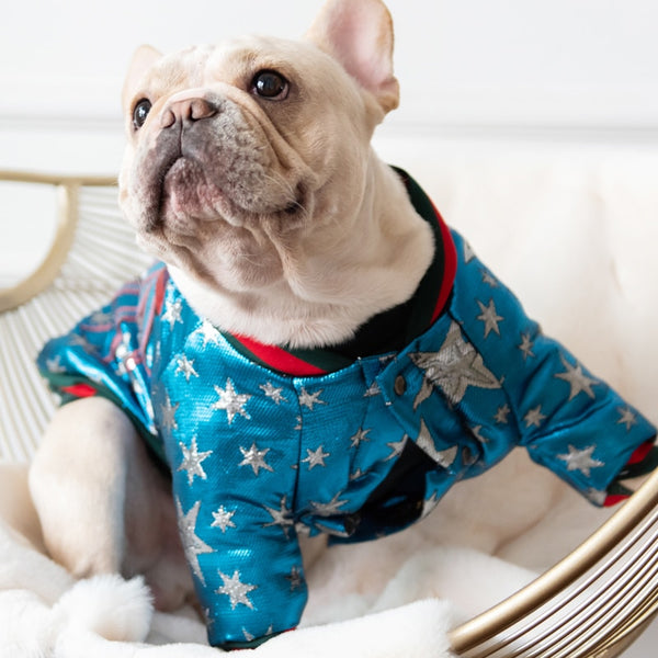 <transcy>DISCO SPACE JACKET WITH SEQUINS FOR DOGS</transcy>