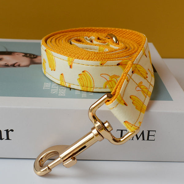 PERSONALIZZABILE - SET COLLARE PER CANI BANANE